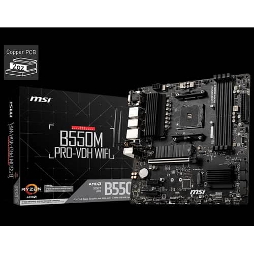Motherboard MSI B550M PRO-VDH WIFI AM4 DDR4