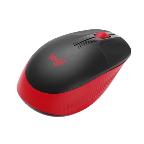 Mouse Inalámbrico LOGITECH M190 Rojo