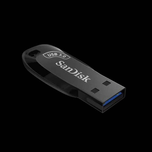 Pen Drive Sandisk Ultra Shift 3.0 USB Black 64GB