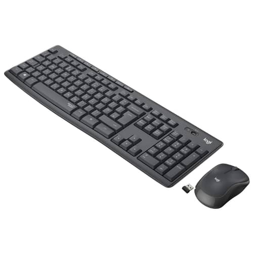 Combo Teclado y Mouse Inalámbrico LOGITECH MK295 Negro