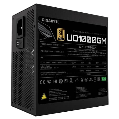 Fuente GIGABYTE UD1000GM 80 Gold Plus Modular PG5
