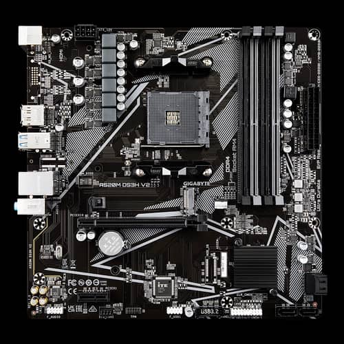 Motherboard GIGABYTE A520M DS3H V2 AM4 DDR4