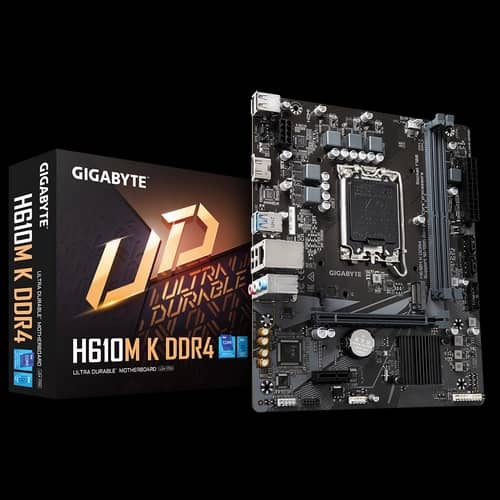 Motherboard (1700) GIGABYTE H610M K DDR4 LGA1700 DDR4