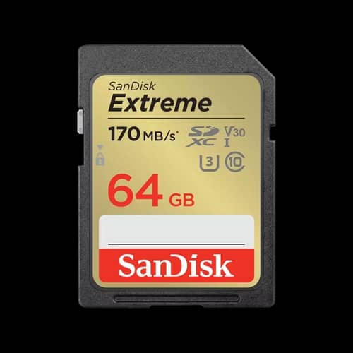 Tarjeta SD Sandisk Extreme 64GB UHS-I 180MB/s 4K