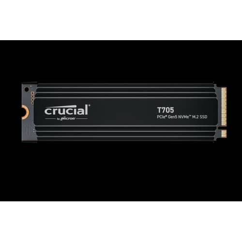 Disco Crucial 1TB T705 M.2 2280 13600MB/s PCIe G5 C/ Disipador