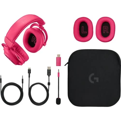 Auricular Inalámbrico Logitech GPRO X2 Magenta