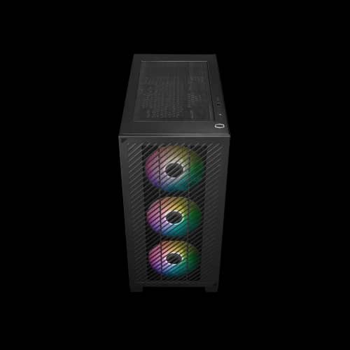 Gabinete Cooler Master Elite 301 Black 3 Fans ARGB s/fuente
