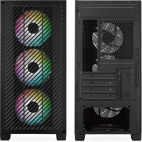 Gabinete Cooler Master Elite 301 Black 3 Fans ARGB s/fuente