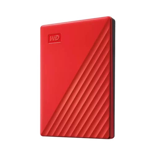 Disco Externo HDD WESTERN DIGITAL MyPassport 1TB USB 3.2 Rojo