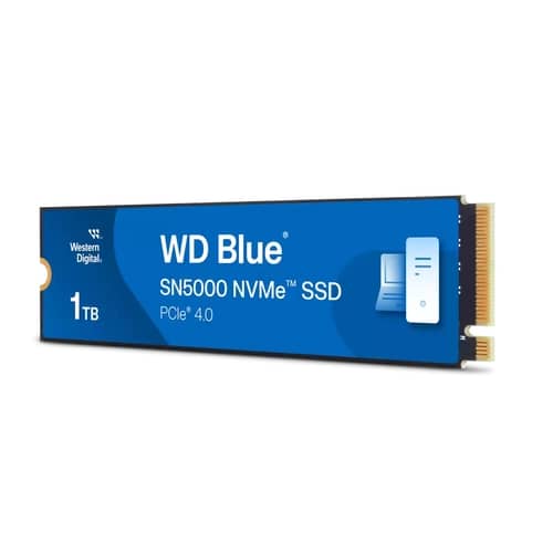 Disco Interno SSD WD Blue SN5000 1TB M.2 2280 NVME PCIe 4.0 5150MB/s