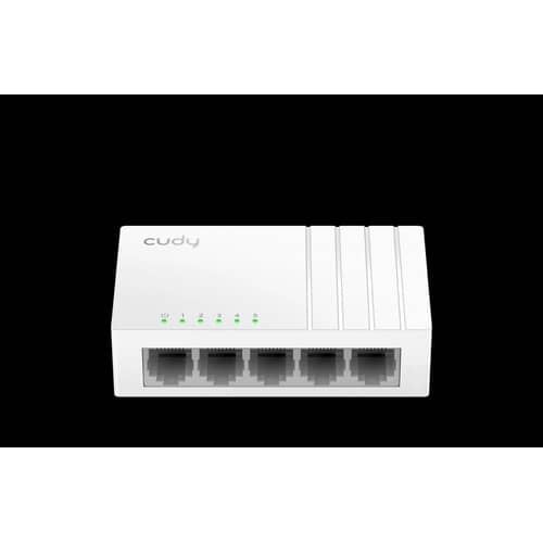 Switch Cudy 5 puertos Gigabit - Split USB-C sin trafo