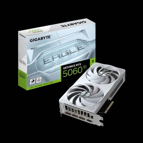 Placa de Video GIGABYTE GeForce RTX 5060 Ti EAGLE OC ICE 8G
