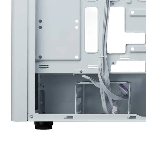 Gabinete Cooler Master Elite 502 White 3 Fans ARGB s/fuente