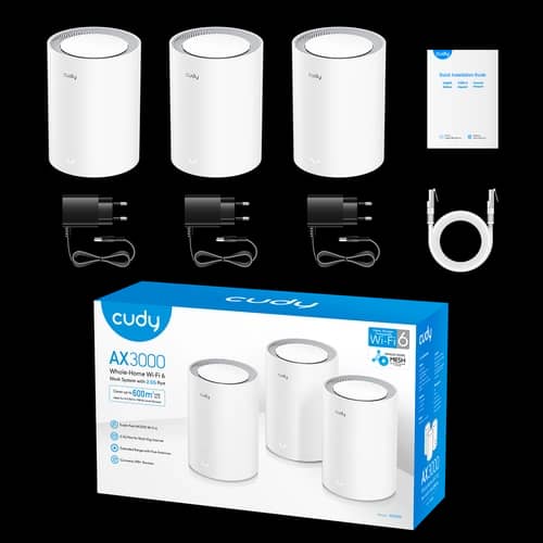 Router Mesh Cudy AC3000 Gigabit 3 pack