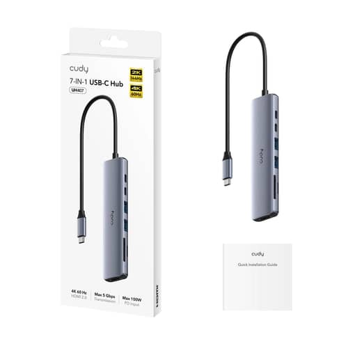 Hub Cudy 7 en 1 USB-C
