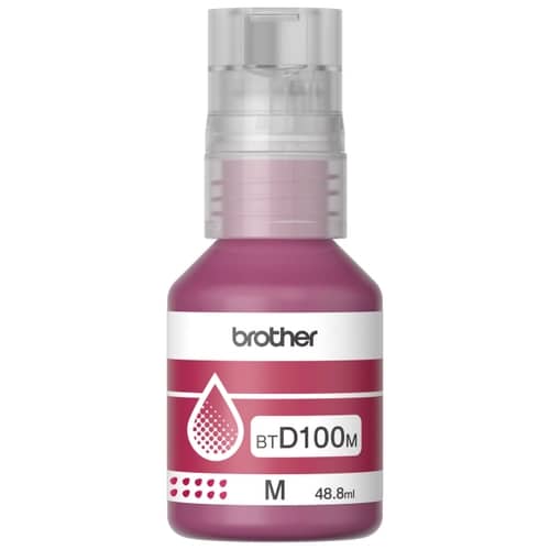 Botella de tinta Brother BTD100 Color Magenta