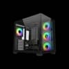 Gabinete Cooler Master Elite 681 Mid Tower 4 Fans ARGB Tempered Glass Black s/Fuente
