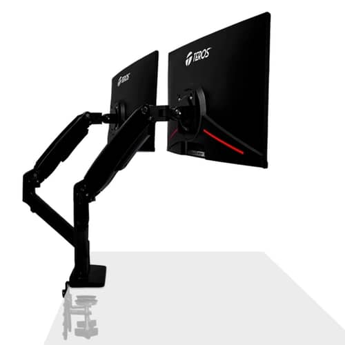 Soporte Doble Teros TE-7114 p/ Monitores de 22' a 32"