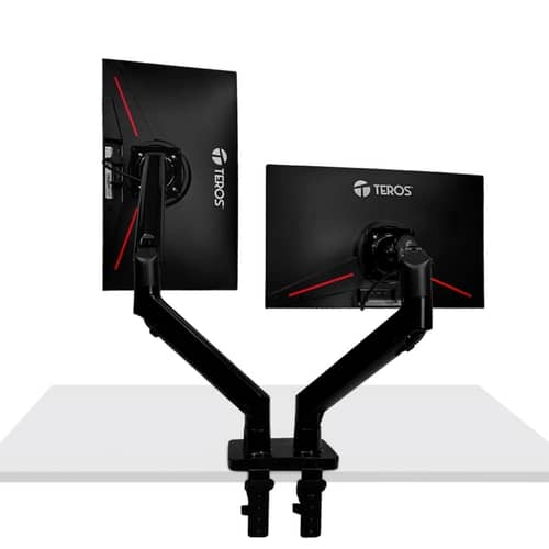 Soporte Doble Teros TE-7114 p/ Monitores de 22' a 32"