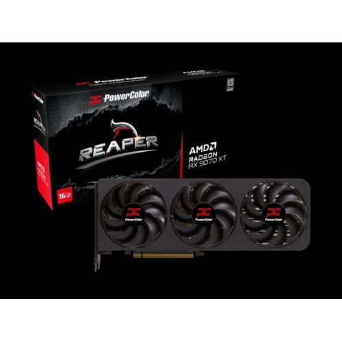 Placa de Video Powercolor Reaper AMD Radeon RX 9070 XT 16GB GDDR6