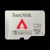 Tarjeta de Memoria Sandisk MicroSDXC 128GB UHS-I Card C10 U3 100Mb for Nintendo Switch Apex Legends Edition