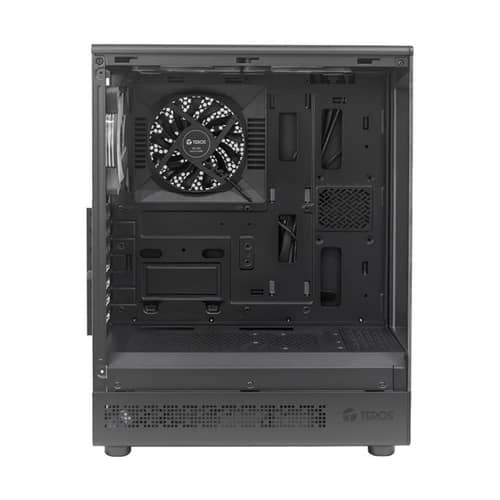 Gabinete Teros TE-1321G Gaming Mid Tower Tempered Glass x3 Fans ARGB s/ fuente