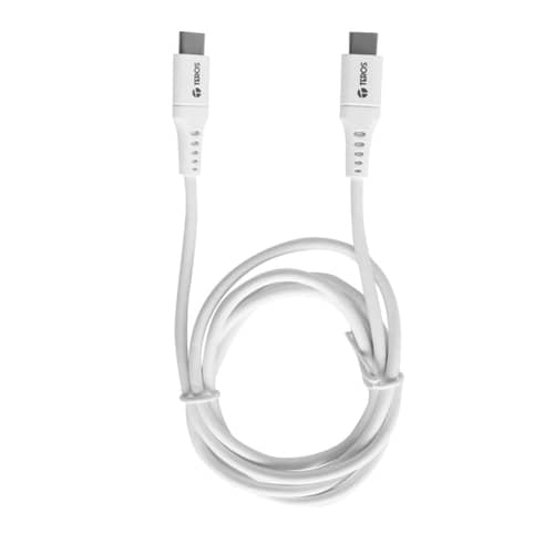 Cable Teros USB-C a USB-C White
