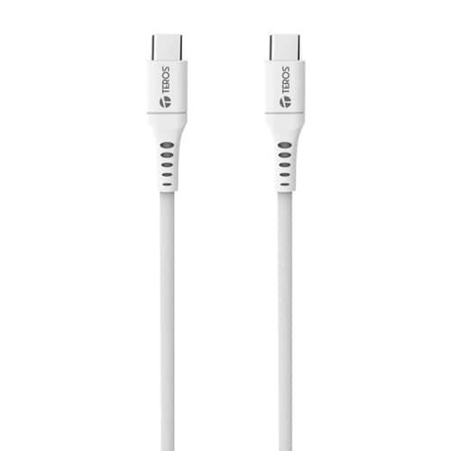Cable Teros USB-C a USB-C White