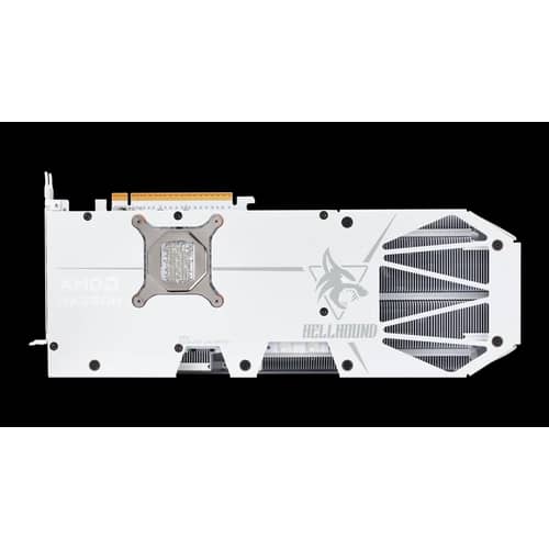 Placa Powercolor Hellhound Spectral White  AMD Radeon  RX 9070 XT 16GB GDDR6