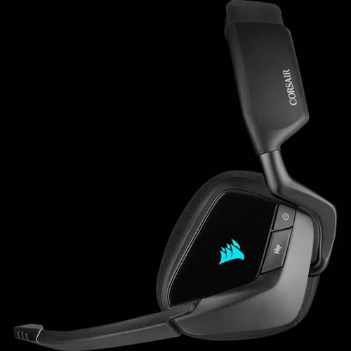 Auricular gaming Corsair Void RGB elite Wireless 7.1 carbón