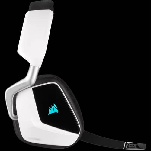 Auricular gaming Corsair void RGB elite Wireless 7.1 blanco
