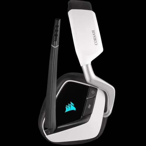 Auricular gaming Corsair void RGB elite Wireless 7.1 blanco