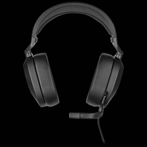 Auricular gaming cableado Corsair HS65 surround, carbón
