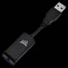 Auricular gaming cableado Corsair HS65 surround, blanco