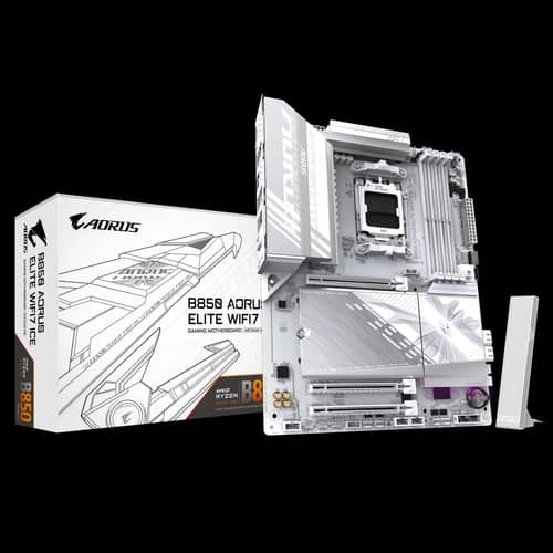 Motherboard (AM5) GIGABYTE B850 AORUS ELITE WIFI7 ICE