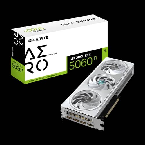 Placa de Video GIGABYTE GeForce RTX 5060 Ti AERO OC 8G