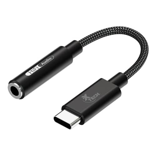 Adaptador Xtech, Usb C macho a 3,5mm Auricular , L
