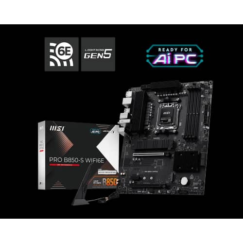 Motherboard MSI PRO B850-S WIFI6E AM5 DDR5