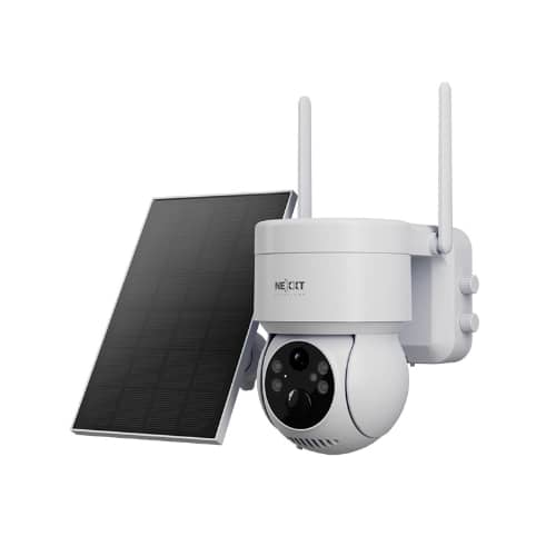 Nexxt Cám int PTZ con panel solar Wi-Fi para exter