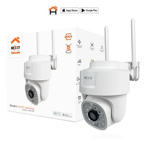 Camara Nexxt int Wi-Fi PTZ con cable para exteriores