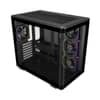 Gabinete Cooler Master Elite 600 Mid Tower 4 Fans ARGB Tempered Glass Black s/Fuente