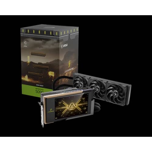 Placa de Video MSI Geforce RTX RTX 5090 32G LIGHTNING Z
