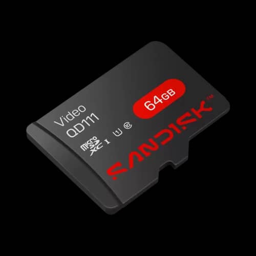 Tarjeta de Memoria SanDisk Video microSDXC 64GB UHS-I Class 10 100MB/s para videovigilancia