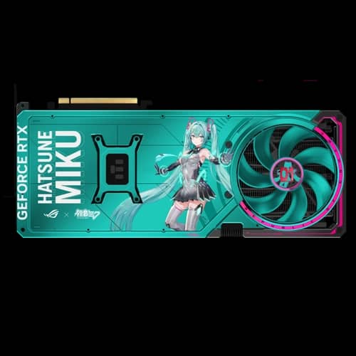 Placa de Video ASUS NVIDIA GeForce ROG ASTRAL RTX5080-O16G-GDDR7 HATSUNE MIKU EDITION