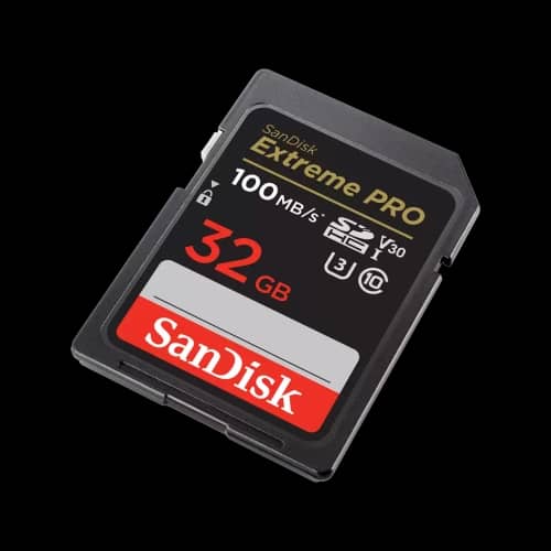 Tarjeta de Memoria Sandisk Extreme PRO SDHC 32Gb C10 U3 V30 100Mb