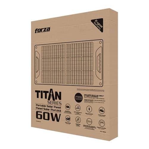 Panel Solar Forza FPV-T060W-60W para Generador Titan
