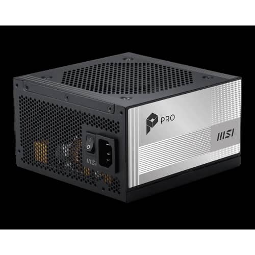 Fuente MSI PRO A1000PL PCIE5 1000W 80 Plus Platinium Cable USA
