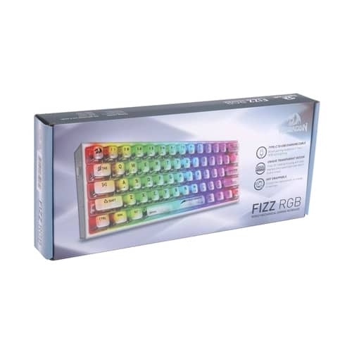 Teclado Redragon FIZZ RGB K617CT