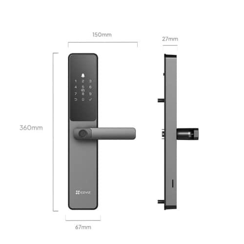 Cerradura EZVIZ Inteligente Teclado y Huella