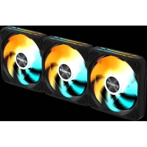 Fan Cooler GIGABYTE AORUS EZ CHAIN FAN 120x3 ARGB Negro